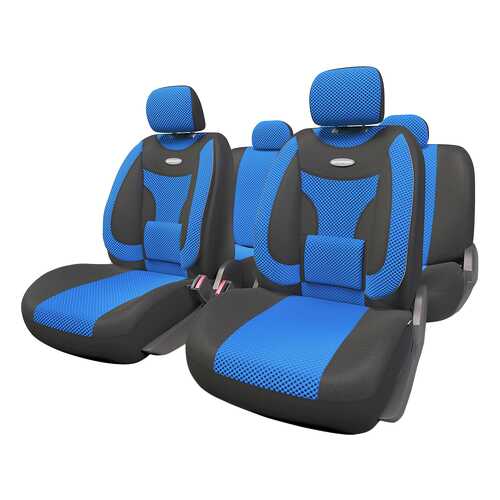 Комплект чехлов на сиденья Autoprofi Extra Comfort ECO-1105 BK/BL (M) в Роснефть