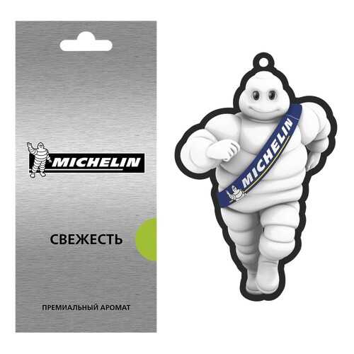 Ароматизатор воздуха MICHELIN, подвесной, картонный, 2D Premium, свежесть, 31913 в Роснефть