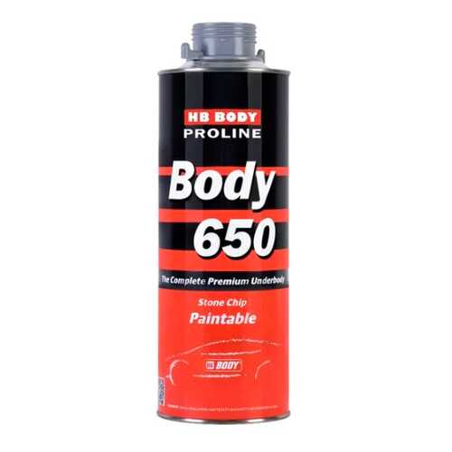 Антикор черн. BODY HB 650 PROLINE (1кг) под пистолет BODY 6509200001 в Роснефть