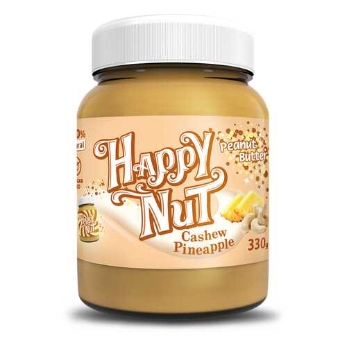 Кешью паста Happy Nut Cashew Pineapple с арахисом и ананасом 330 г в Роснефть