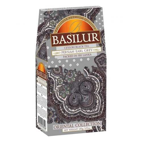 Чай Basilur Persian Earl Grey, черный листовой с добавками, 100 гр в Роснефть