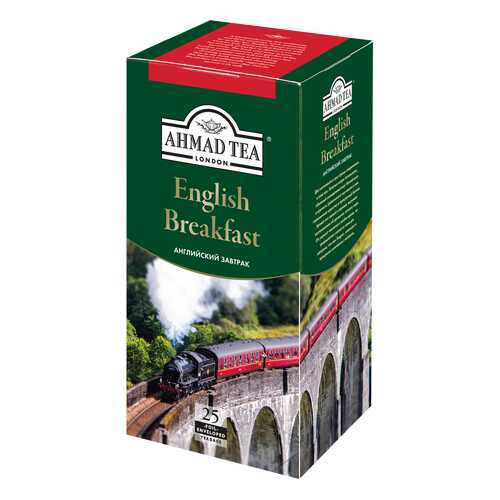 Чай черный Ahmad Tea english breakfast 25 пакетиков в Роснефть