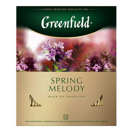 Чай черный Greenfield Spring Melody 100 пакетиков в Роснефть