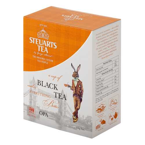 Чай черный листовой Steuarts black tea OPA 250 г в Роснефть