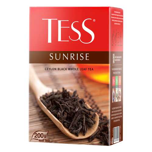 Чай черный листовой Tess Sunrise 200 г в Роснефть