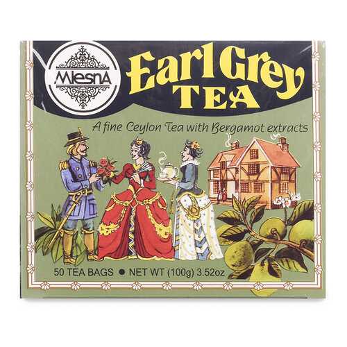 Чай черный Mlesna Earl Grey с ароматом бергамота Евро-Скан Экспорт 50 пак*2г Шри-Ланка в Роснефть