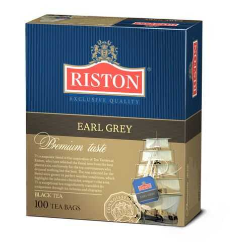 Чай черный Riston earl grey 100 пакетиков в Роснефть