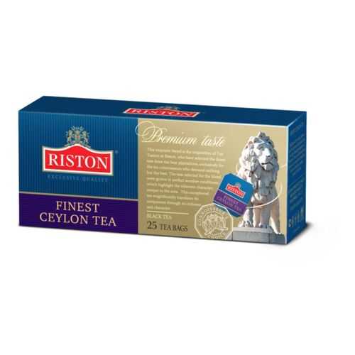 Чай черный Riston finest ceylon tea 25 пакетиков в Роснефть