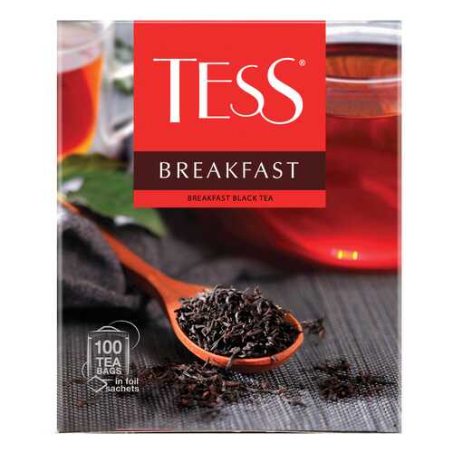 Чай черный Tess Breakfast 100 пакетиков в Роснефть