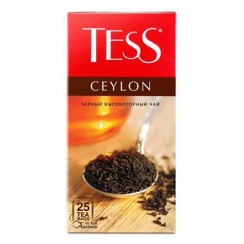 Чай черный Tess Ceylon 25 пакетиков в Роснефть