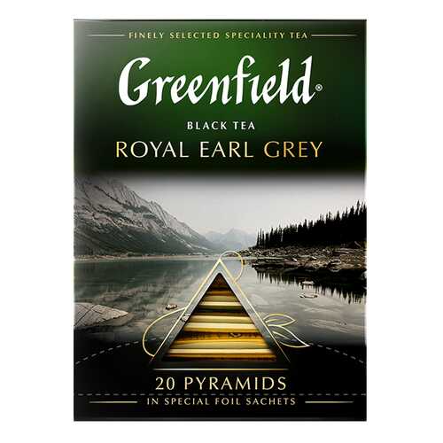 Чай черный в пирамидках Greenfield Royal Earl Grey 20 пакетиков в Роснефть