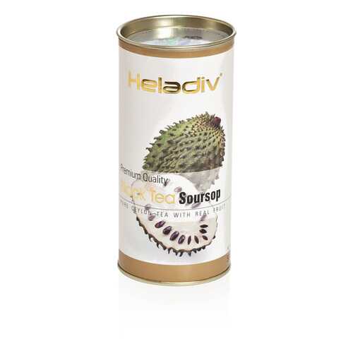 Чай Heladiv черный листовой BLACK SOURSOP (черный с соу-сэпом) в тубе 100 г в Роснефть