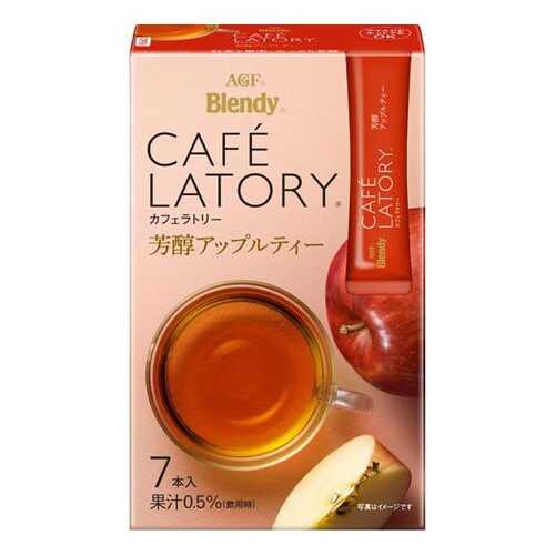 Чай растворимый AGF Cafe Latory Бленди латте яблоко в стиках 7*6.5 г в Роснефть