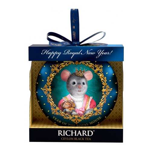 Чай Richard Year of the royal mouse черный листовой 20 г в Роснефть