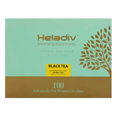 Чай в пакетиках Heladiv professional line black 100 пакетов в саше в Роснефть