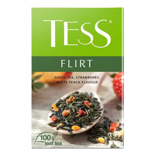 Чай зеленый листовой Tess Flirt 100 г в Роснефть