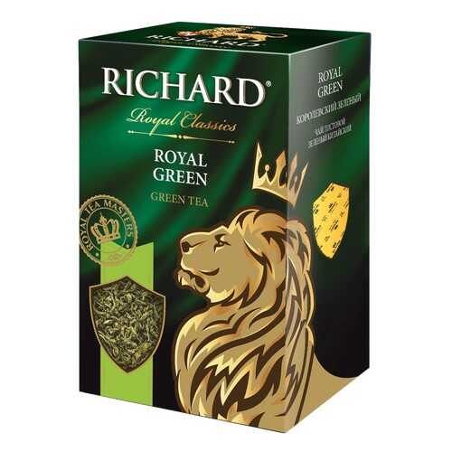 Чай зеленый Richard royal green листовой 90 г в Роснефть