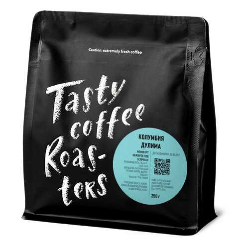 Эспрессо Колумбия Дулима молотый моносорт, 250 грамм Tasty Coffee в Роснефть