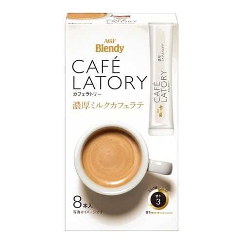 Кофе AGF Cafe Latory растворимый с молоком латте в стиках 8*10 г в Роснефть