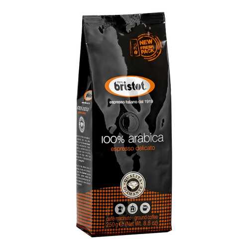 Кофе Bristot Espresso Delicato молотый 250 г в Роснефть