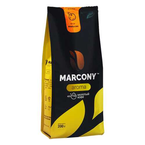 Кофе молотый MARCONY AROMA со вкусом апельсина 200г в Роснефть