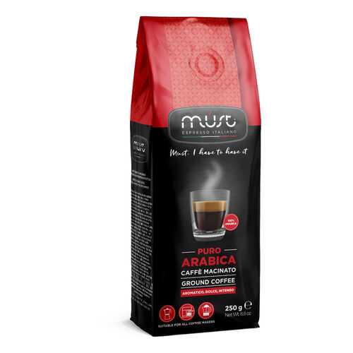 Кофе молотый Must pure arabica 250 г в Роснефть