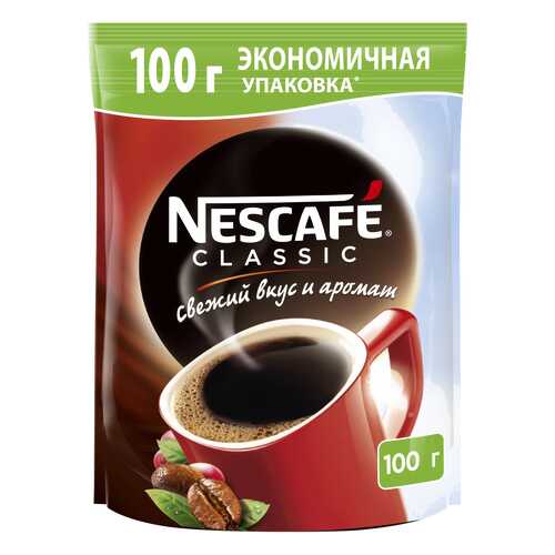 Кофе растворимый Nescafe classic кофе растворимый пакет 100 г в Роснефть