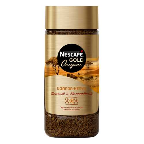 Кофе растворимый Nescafe gold origins Sumatra Uganda-Kenya стеклянная банка 85 г в Роснефть