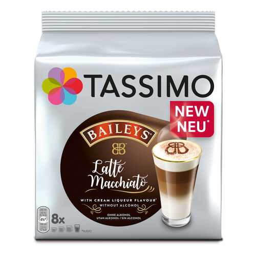 Кофе в капсулах Tassimo Latte Macchiato Baileys 8 порций в Роснефть