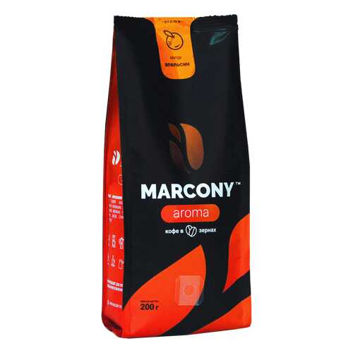 Кофе в зернах Marcony Aroma Апельсин 200г в Роснефть