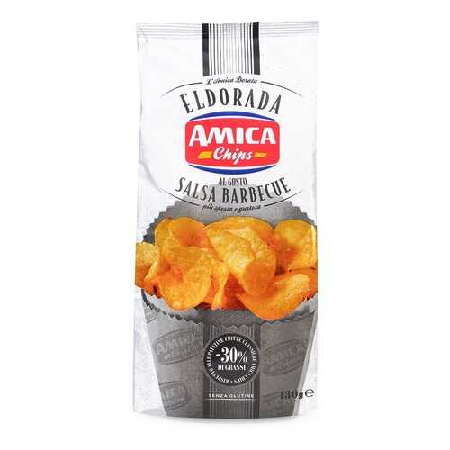 Чипсы картофельные с соусом барбекю обезжиренные, Eldorada Amica Chips, 130 г, Италия в Роснефть