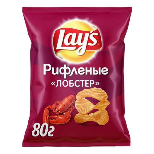 Картофельные чипсы Lays лобстер 80 г в Роснефть