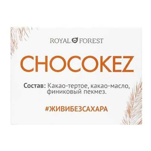 Шоколад Royal Forest Chocokez на финиковом пекмезе 30г в Роснефть