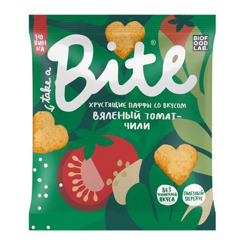 Мультизлаковые фигурки Take a Bite Паффы со вкусом Вяленый томат-чили, 30 гр в Роснефть