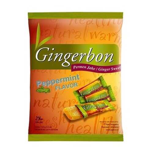 Конфеты имбирные GingerBon с мятой, жевательные 125 г в Роснефть