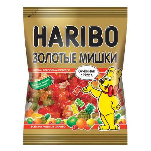 Мармелад Haribo жевательный золотые мишки 70 г в Роснефть