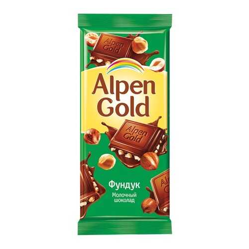 Шоколад ALPEN GOLD молочный с фундуком 90г*5 шт в Роснефть