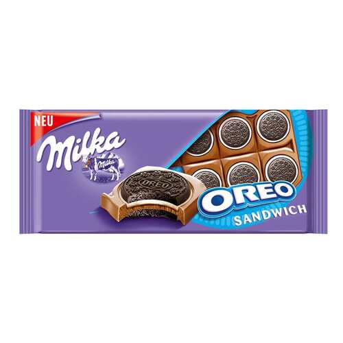 Шоколад Milka oreo sandwich 92 г в Роснефть