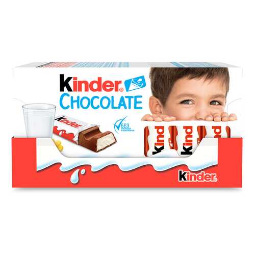 Шоколад Молочный Kinder Chocolate 100 г в Роснефть