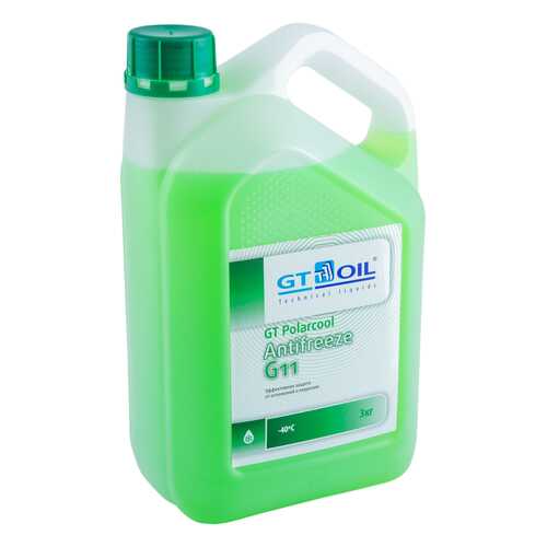 Антифриз GT OIL POLARCOOL G11 зеленый 3кг в Роснефть