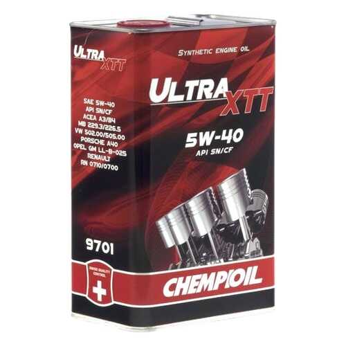 CHEMPIOIL Масло Моторное Синтетическое Ultra Xtt 5w-40 1л Sn/Cf в Роснефть