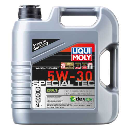 Масло моторное Liqui moly Special Tec DX1 5W-30 4л в Роснефть