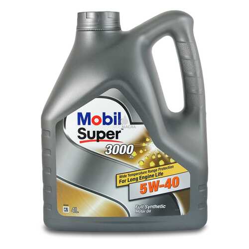 Mobil Super 3000 X1 5w-40, Масло Моторное Синтетическое 5w40 4 Л. Mobil арт. 505510744393 в Роснефть