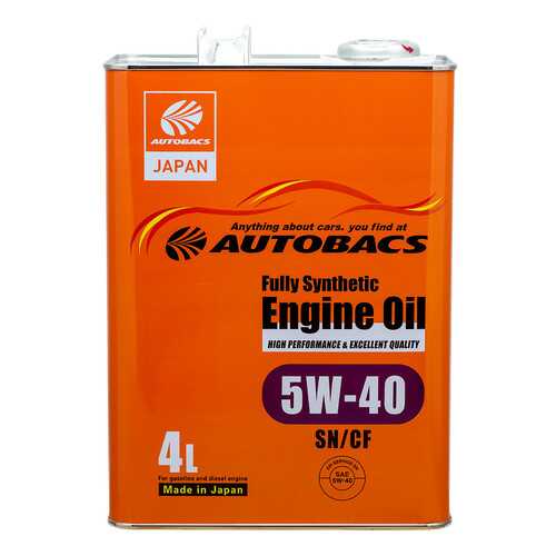 Моторное масло AUTOBACS ENGINE OIL FS 5W40 SN/CF (4л) в Роснефть