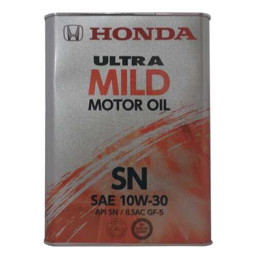 Моторное масло Honda Ultra MILD 10W-30 4л в Роснефть