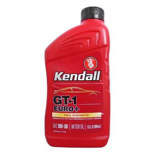 Моторное масло Kendall GT-1® Euro+ Full Synthetic 5W-30 0,946л в Роснефть