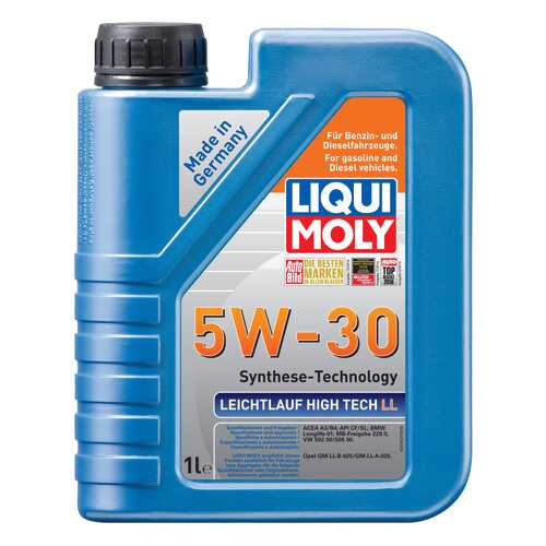 Моторное масло Liqui moly Leichtlauf High Tech LL 5W-30 1л в Роснефть