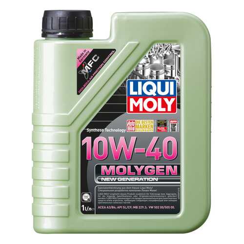 Моторное масло Liqui moly Molygen New Generation 10W-40 1л в Роснефть