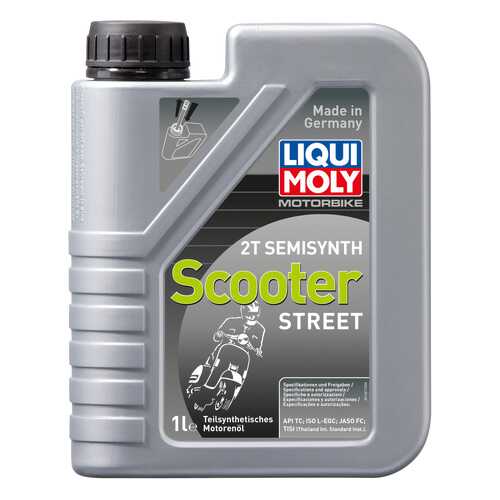 Моторное масло Liqui moly Motorbike 2T Semisynth Scooter TC 10W-30 1л в Роснефть