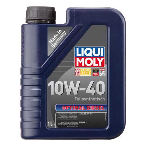 Моторное масло Liqui moly Optimal Diesel 10W-40 1л в Роснефть